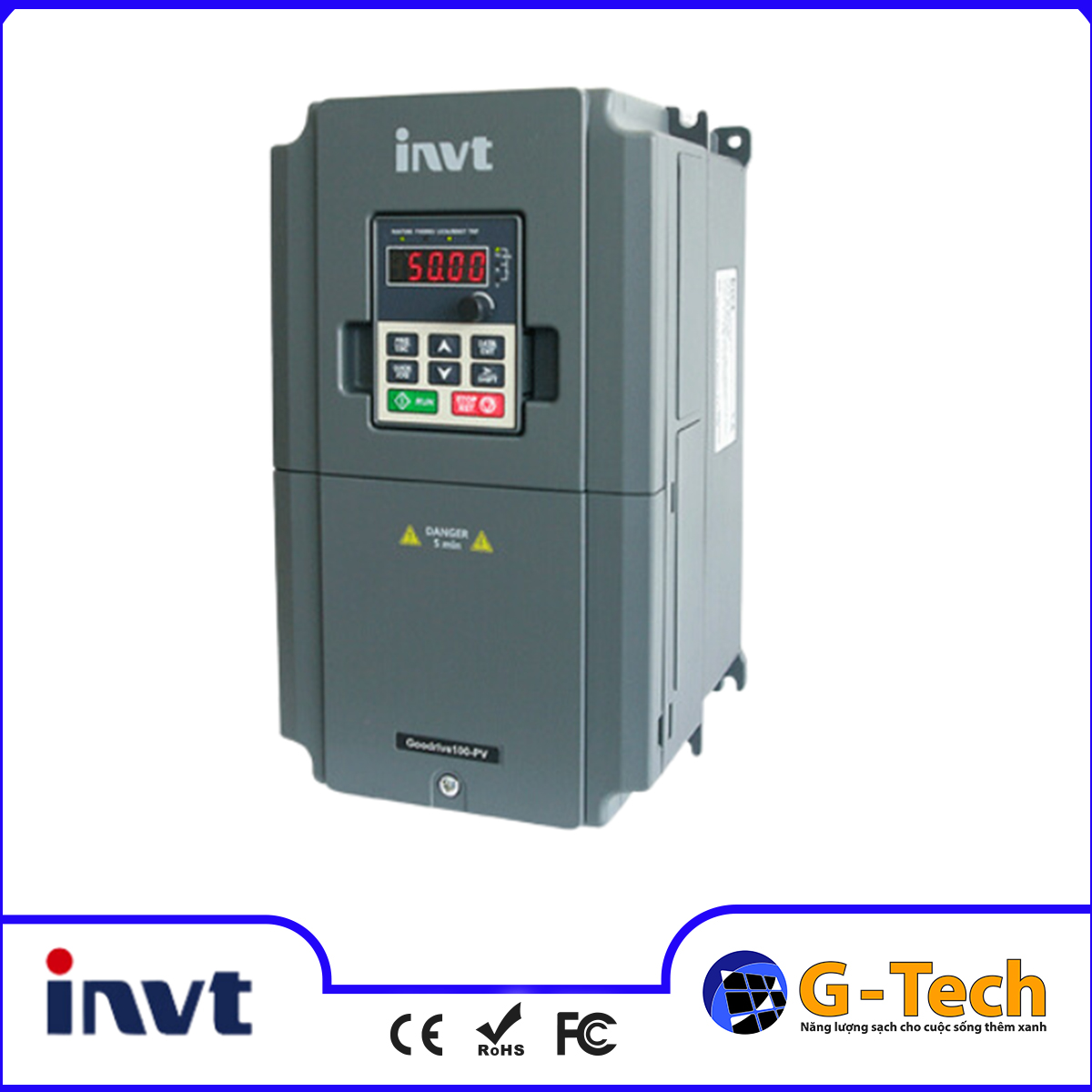 Biến Tần Bơm Nước Năng Lượng Mặt Trời INVT 2.2KW 3 Pha GD2.2-PV